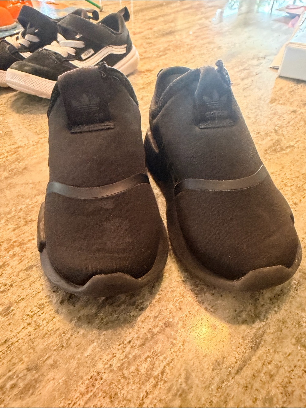 adidas Black Slip-On Casual Sneakers